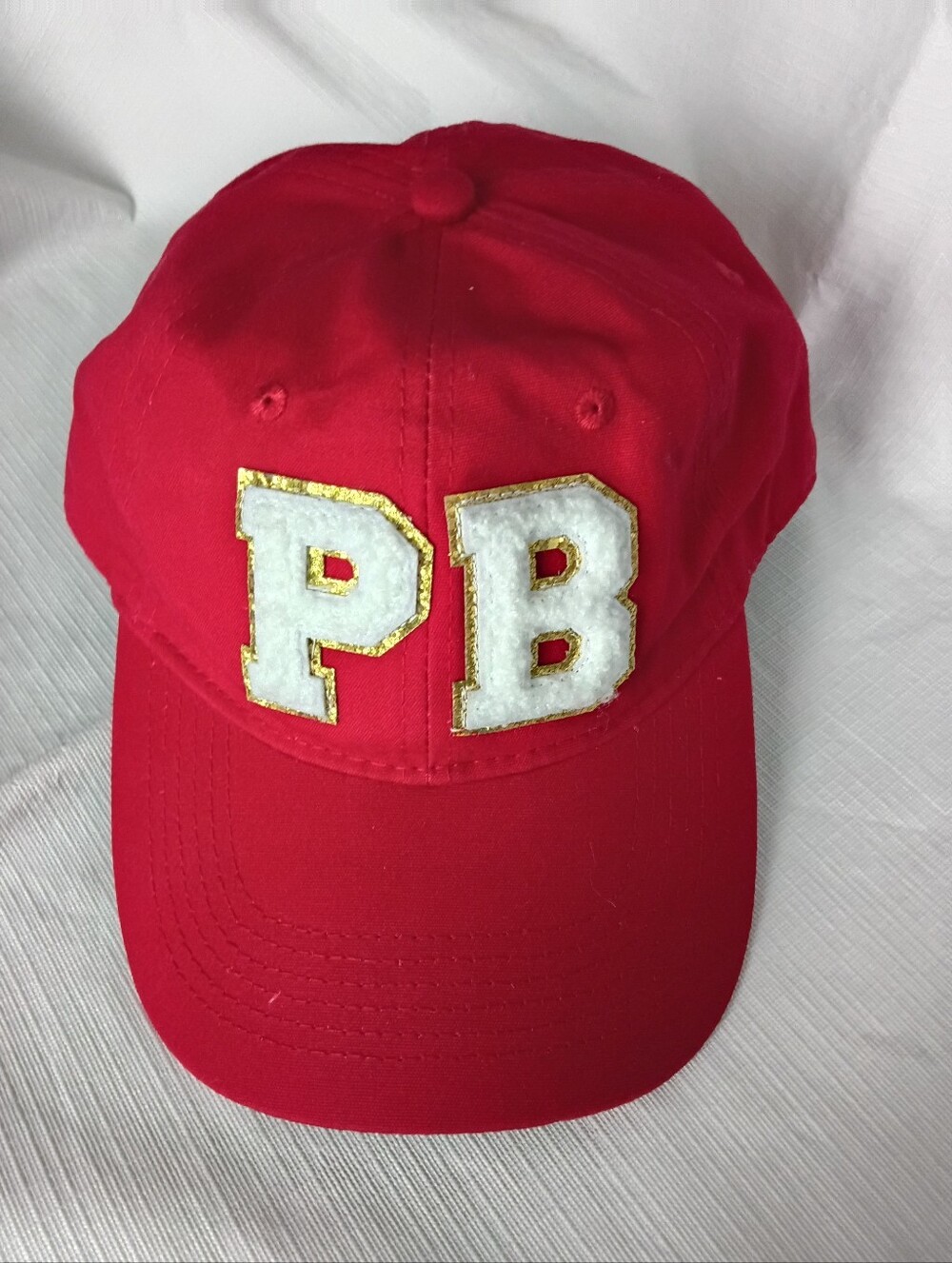 Pure Barre PB Puffy Chenille Letters Baseball Cap Hat